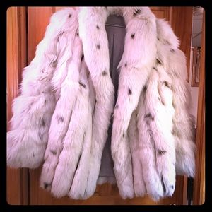 Silver Fox Fur Coat